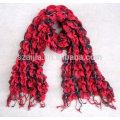 Fashion ladies 100% viscose crinkle scarf